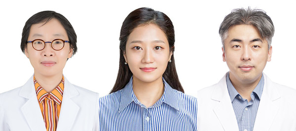 왼쪽부터 영상의학과 이영흔, 김채리 교수, 비뇨의학과 태범식 교수. (사진=고대안산병원)