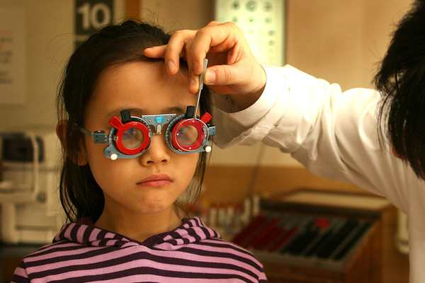 소아 시력검사 이미지.